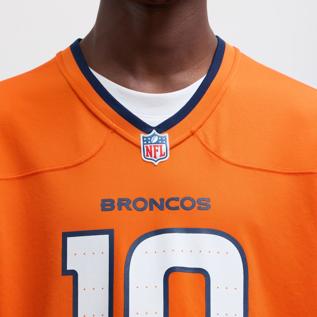 Bo Nix Denver Broncos Nike  Player Game Jersey - Orange