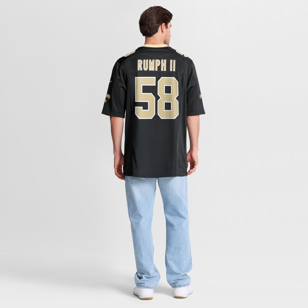 Chris Rumph II New Orleans Saints Nike Team Game Jersey -  Black