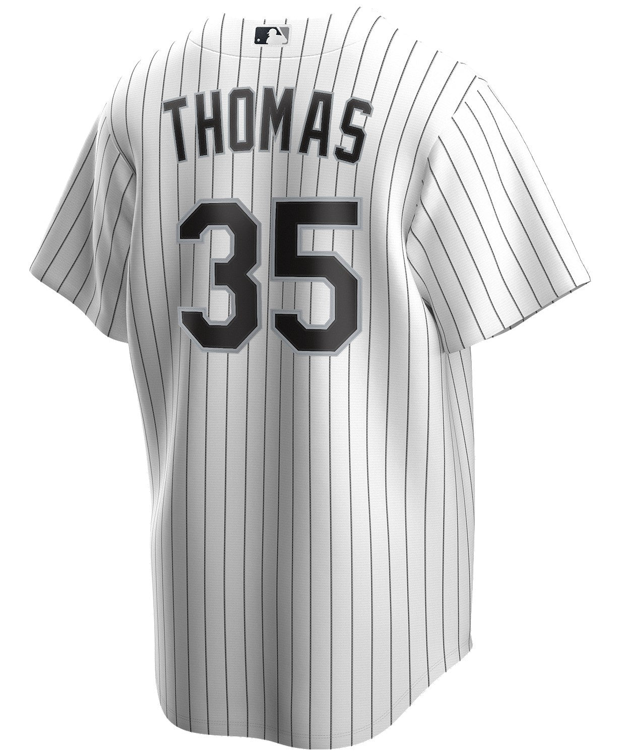 NIKE Men s Frank Thomas Chicago White Sox White Home Premium Twill Replica Jersey Official Team Jersey Sports Fan Apparel Official NFL Team Jersey