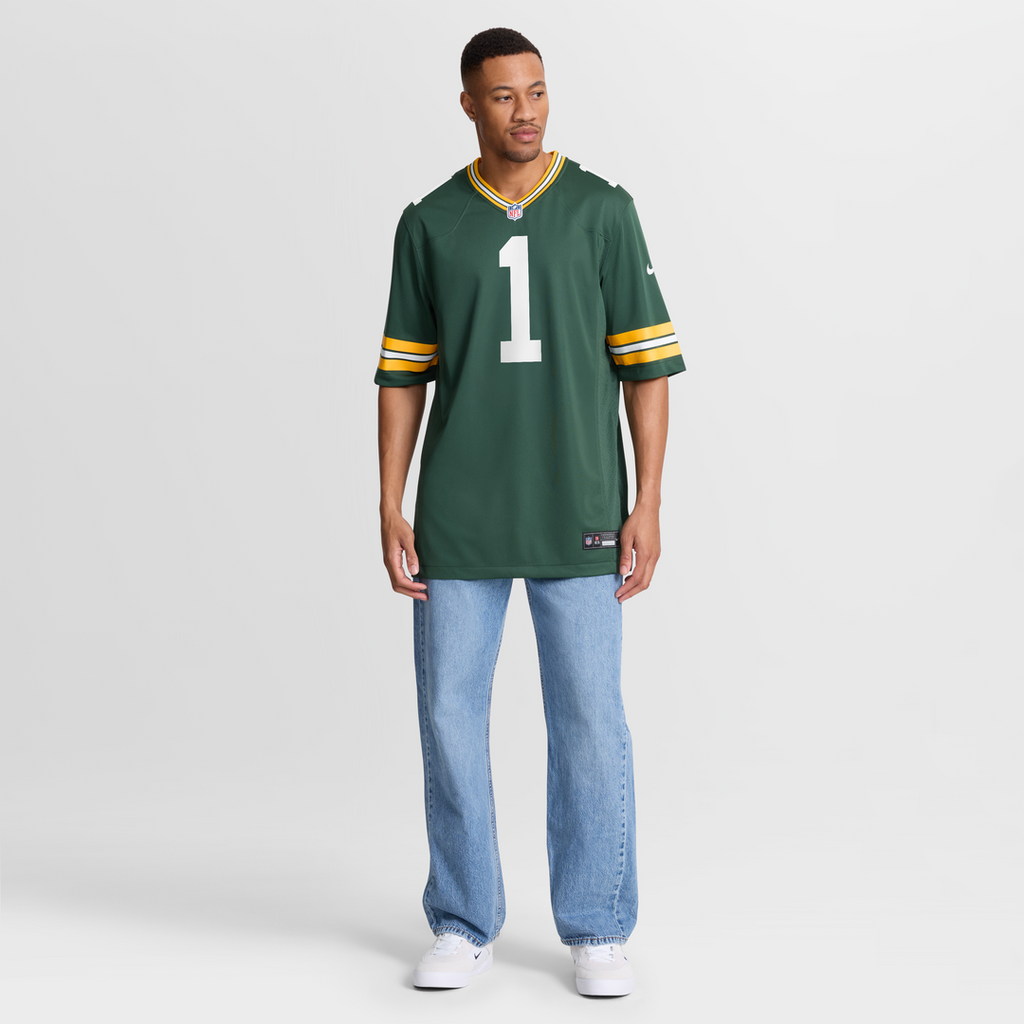 Number 1 Groom Green Bay Packers Nike Game Jersey - Green