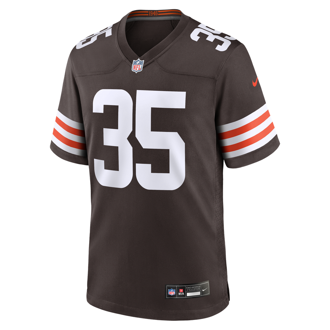 Raheim Sanders Cleveland Browns Nike Team Game Jersey -  Brown