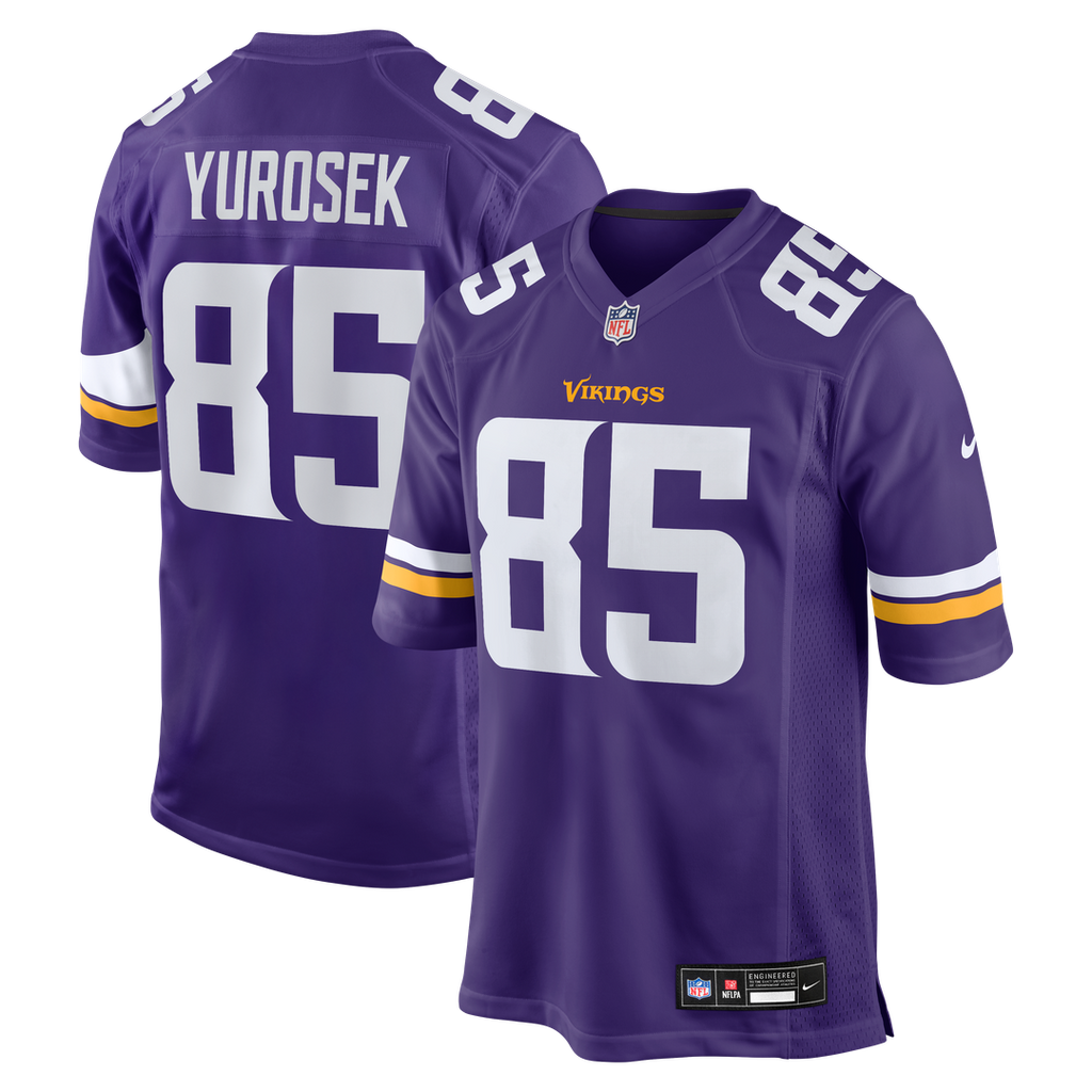Ben Yurosek Minnesota Vikings Nike Team Game Jersey -  Purple