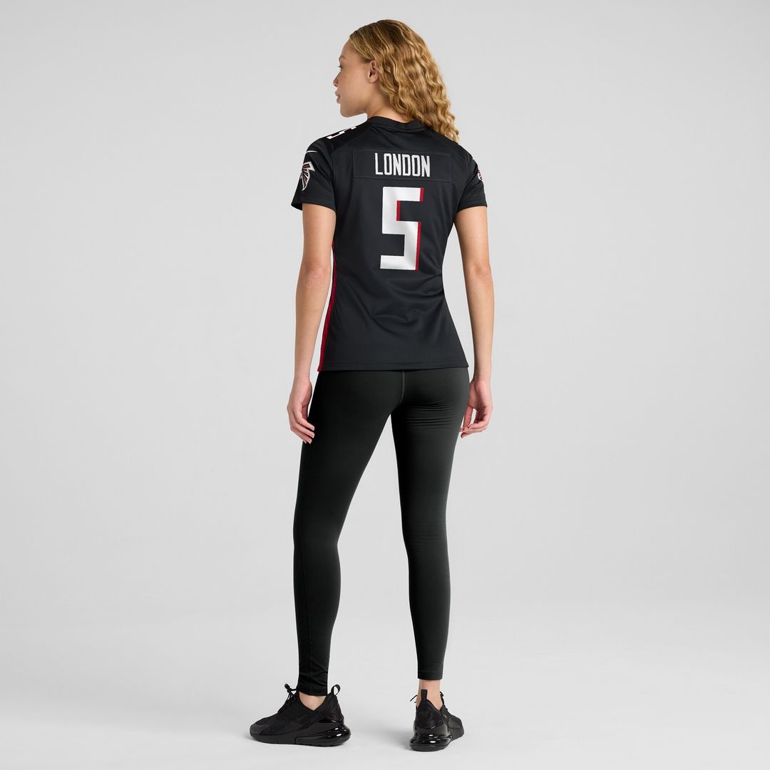 Drake London Atlanta Falcons Nike Women's Player Game Jersey - Black