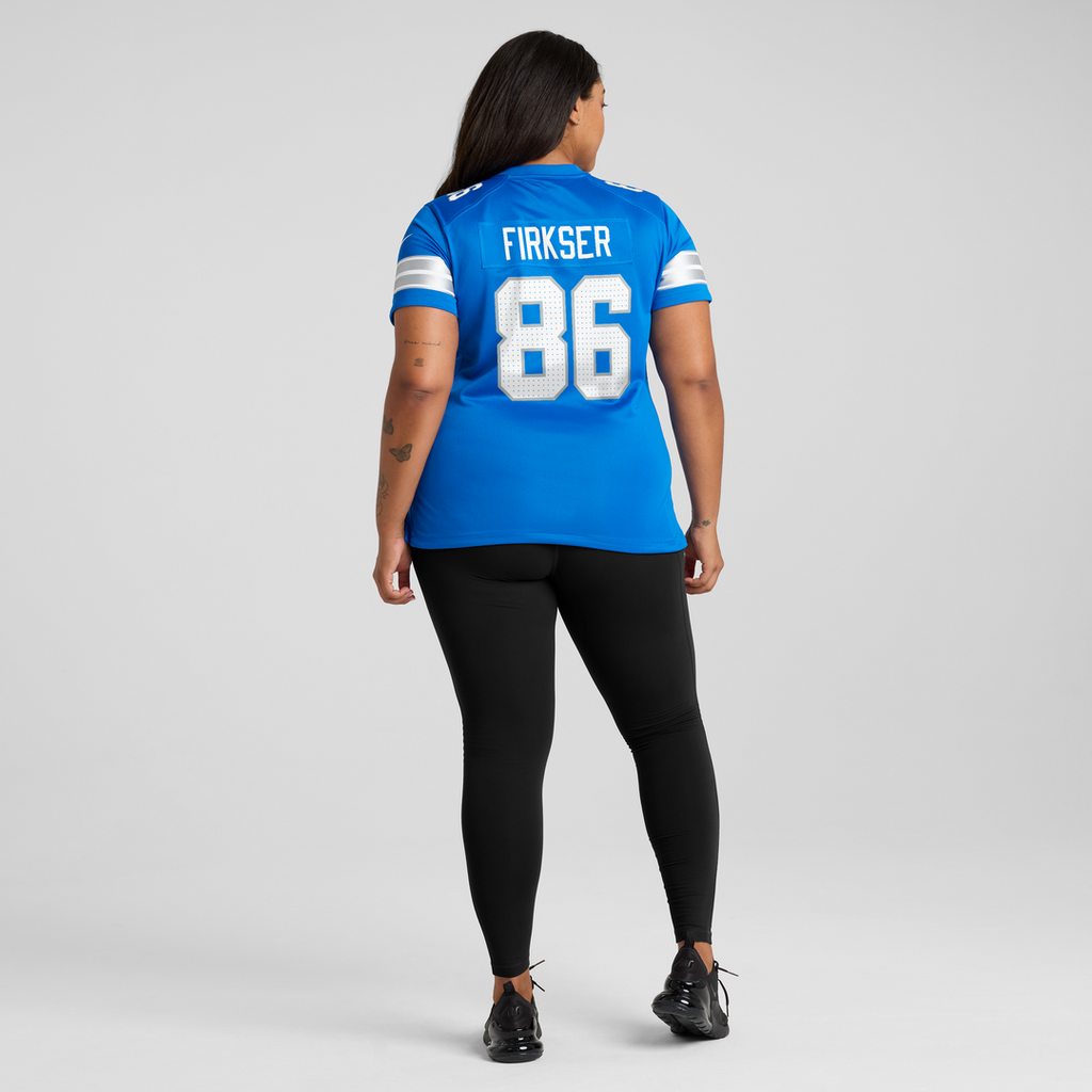 Anthony Firkser Detroit Lions Nike Women's Team Game Jersey -  Blue