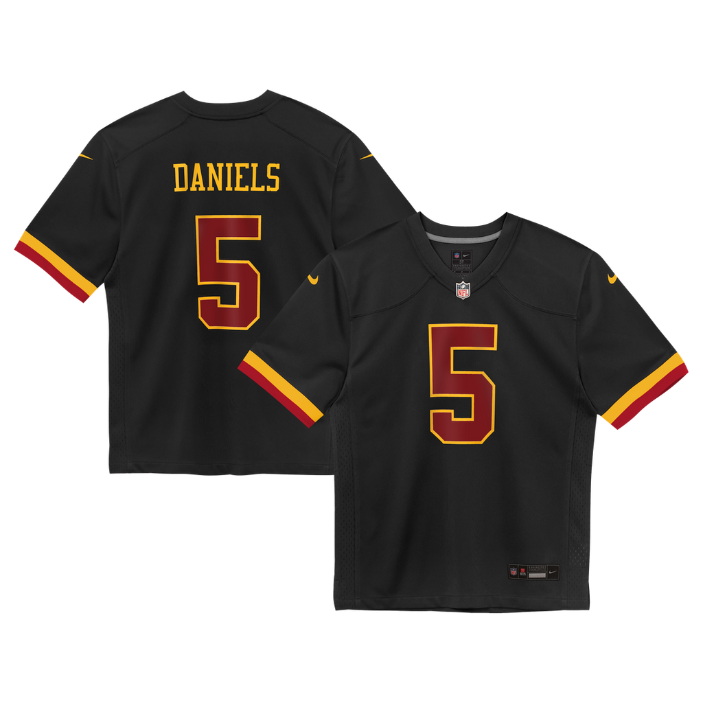 Jayden Daniels Washington Commanders Nike Toddler Alternate Game Jersey - Black