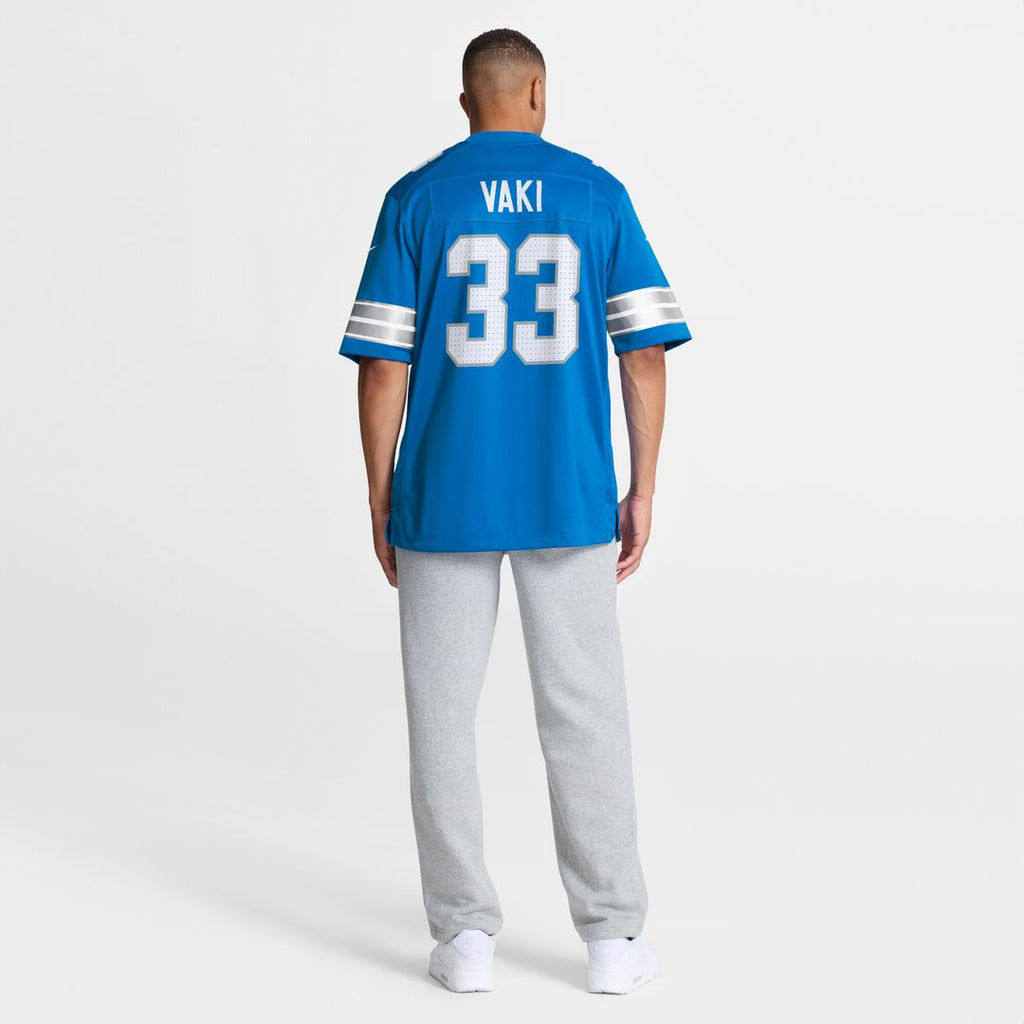 Sione Vaki Detroit Lions Nike Team Game Jersey -  Blue