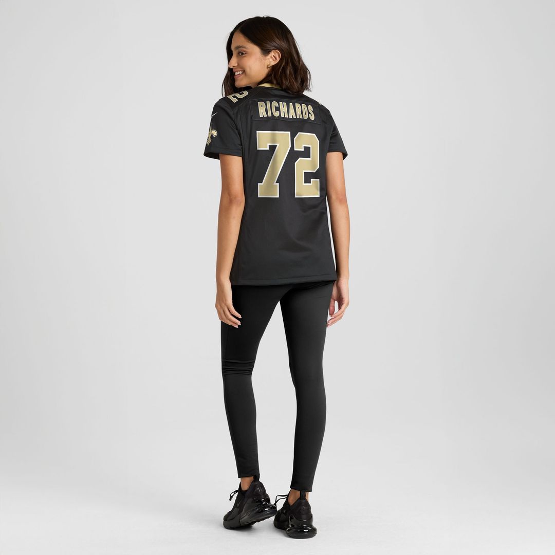 Asim Richards New Orleans Saints Nike Women's Team Game Jersey -  Black
