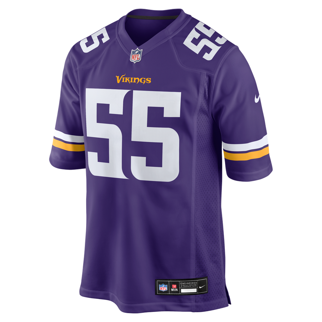 Eric Wilson Minnesota Vikings Nike Team Game Jersey -  Purple