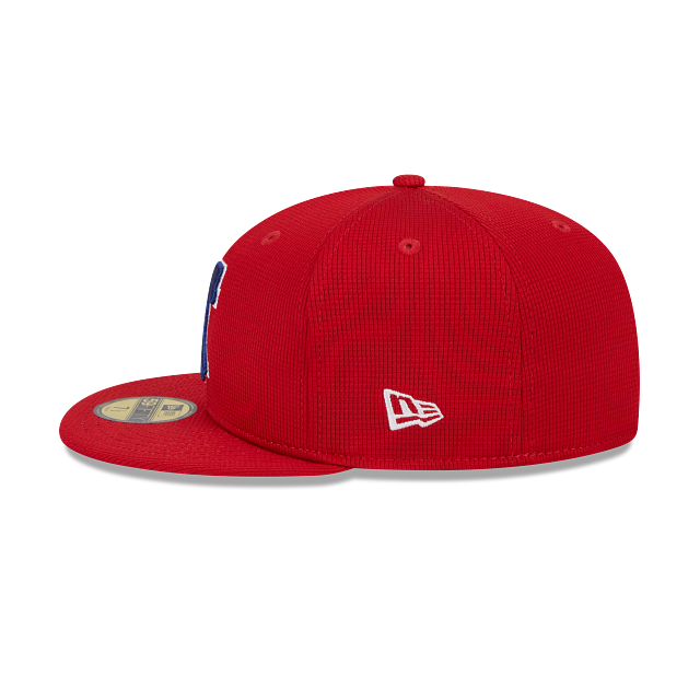 Philadelphia Phillies New Era Red 2025 Spring Training 59FIFTY Fitted Hat Official Team Hat Sports Fan Cap Official NFL Team Hat Football Fan Cap