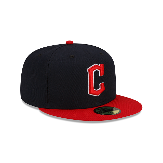 Cleveland Guardians New Era 2 Tone Home On Field 59FIFTY Fitted Hat Official Team Hat Sports Fan Cap Official NFL Team Hat Football Fan Cap