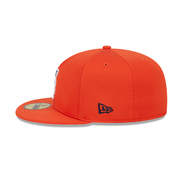Detroit Tigers New Era Orange 2025 Spring Training 59FIFTY Fitted Hat Official Team Hat Sports Fan Cap Official NFL Team Hat Football Fan Cap