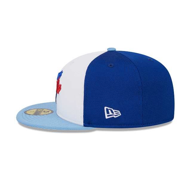 Toronto Blue Jays New Era White Blue 2024 Spring Training 59FIFTY Fitted Hat Official Team Hat Sports Fan Cap Official NFL Team Hat Football Fan Cap