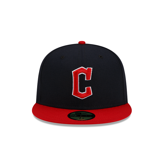 Cleveland Guardians New Era 2 Tone Home On Field 59FIFTY Fitted Hat Official Team Hat Sports Fan Cap Official NFL Team Hat Football Fan Cap