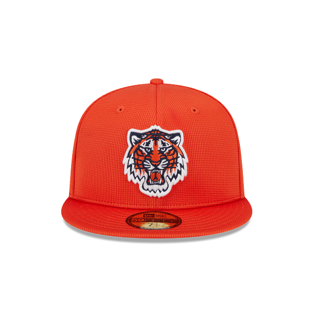 Detroit Tigers New Era Orange 2025 Spring Training 59FIFTY Fitted Hat Official Team Hat Sports Fan Cap Official NFL Team Hat Football Fan Cap