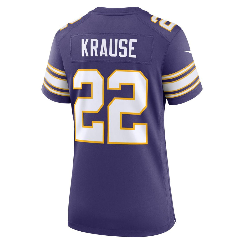 Paul Krause Minnesota Vikings Nike Women's Classic Retired Player Jersey - Purple