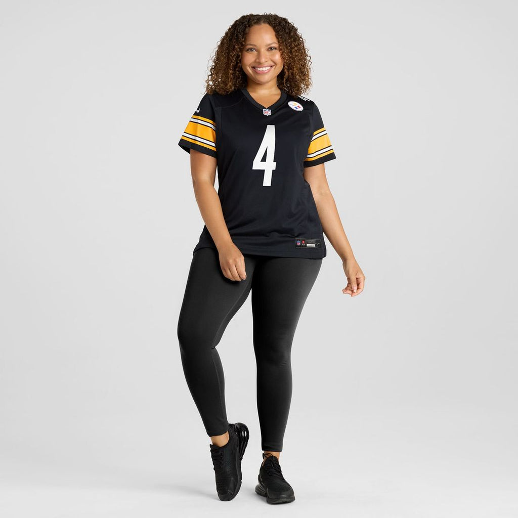 DK Metcalf Pittsburgh Steelers Nike Women's Team Game Jersey -  Black