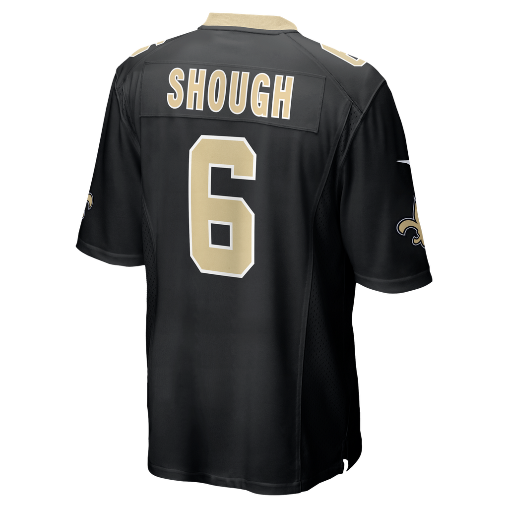 Tyler Shough New Orleans Saints Nike Game Jersey - Black