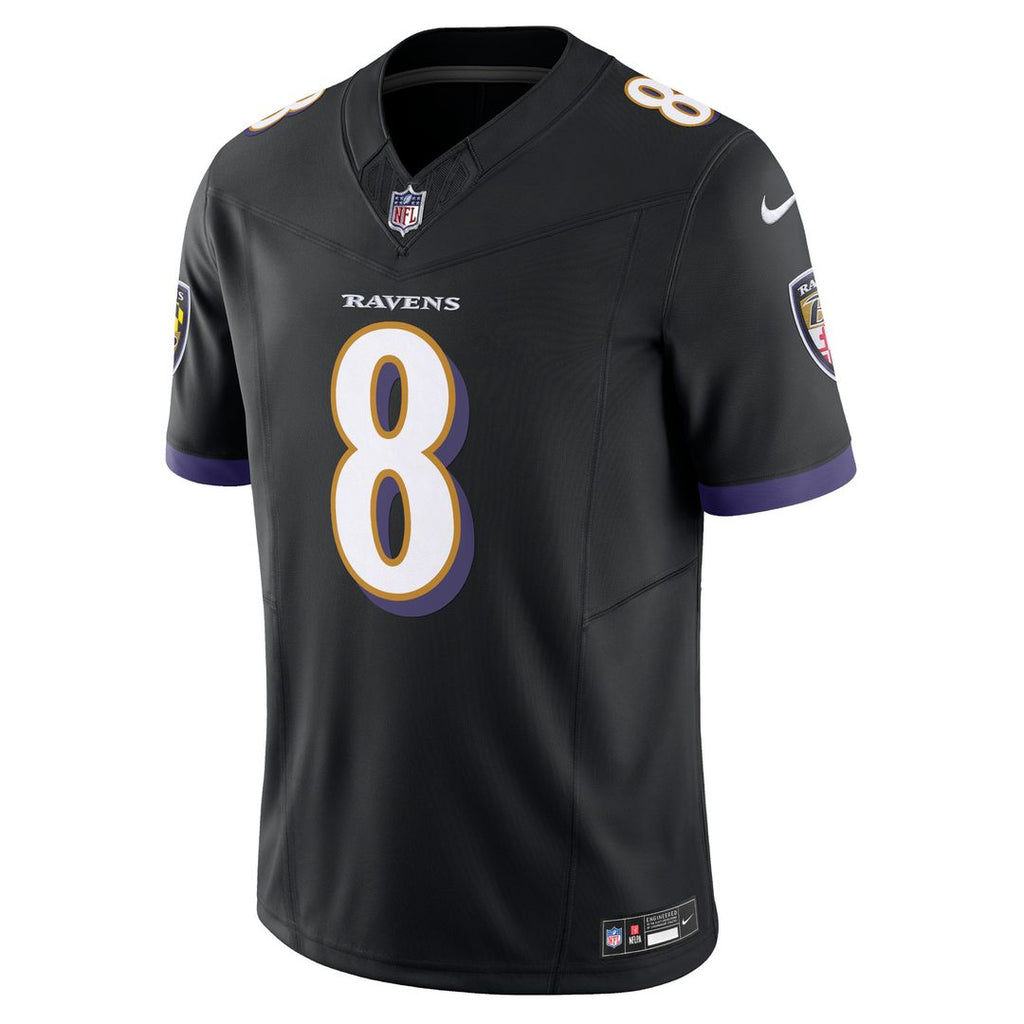 Lamar Jackson Baltimore Ravens Nike Vapor F.U.S.E. Limited Jersey - Purple