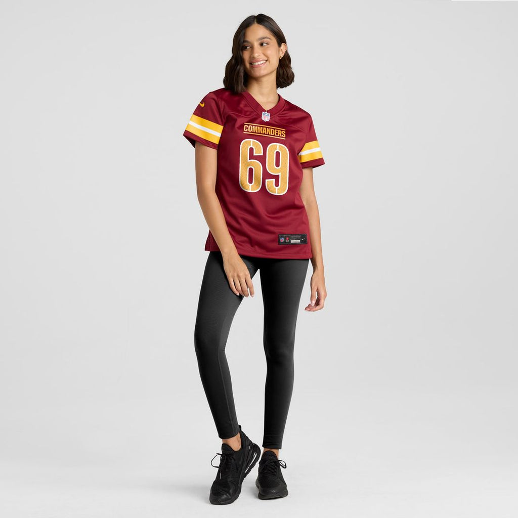 Tyler Ott Washington Commanders Nike Women's Team Game Jersey -  Burgundy