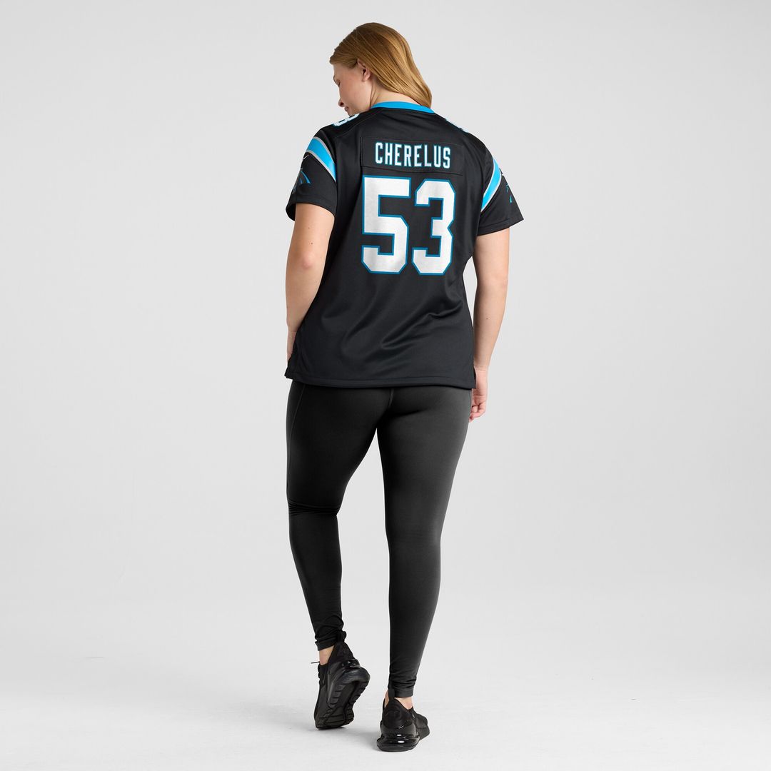 Claudin Cherelus Carolina Panthers Nike Women's Team Game Jersey -  Black