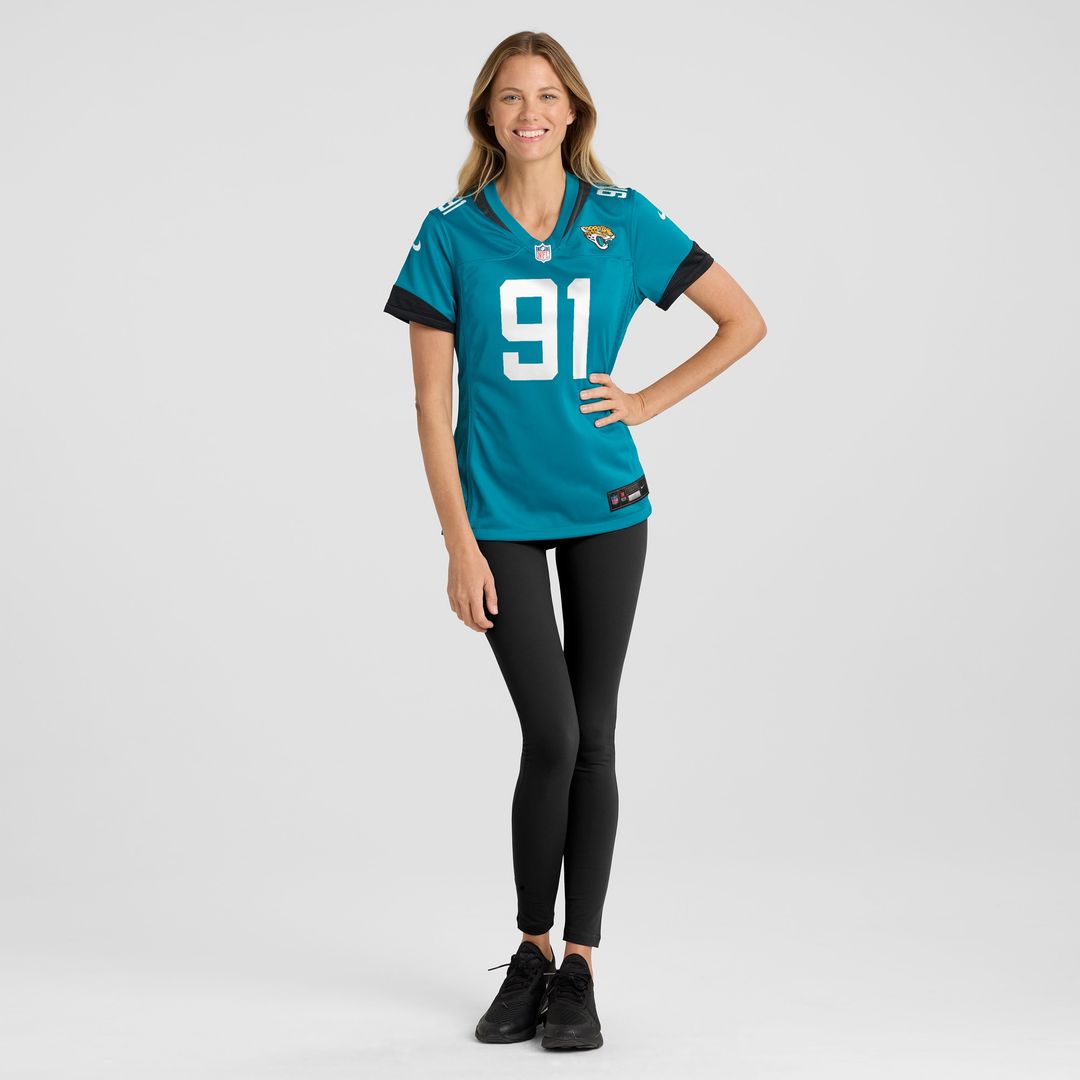 Arik Armstead Jacksonville Jaguars Nike Women's Team Game Jersey -  Teal