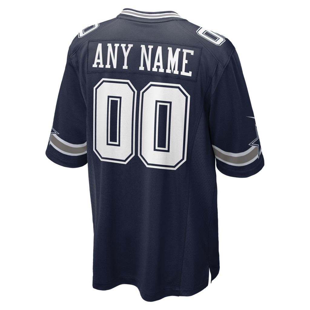 Dallas Cowboys Nike Custom Game Jersey - Navy