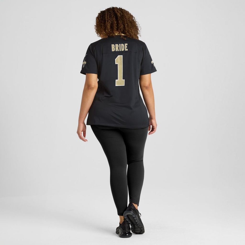 Number 1 Bride New Orleans Saints Nike Women's Game Jersey - Black