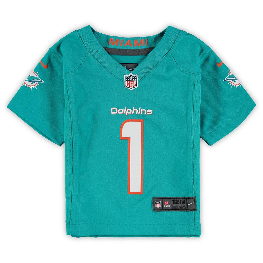 Tua Tagovailoa Miami Dolphins Nike Infant Team  Player Game Jersey - Aqua