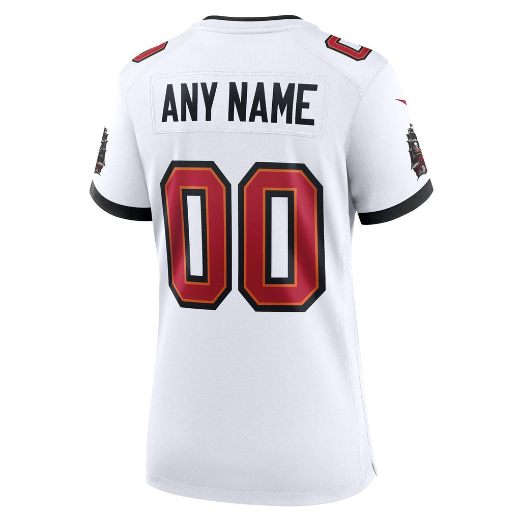 Tampa Bay Buccaneers Nike Women's Alternate Custom Game Jersey - Pewter