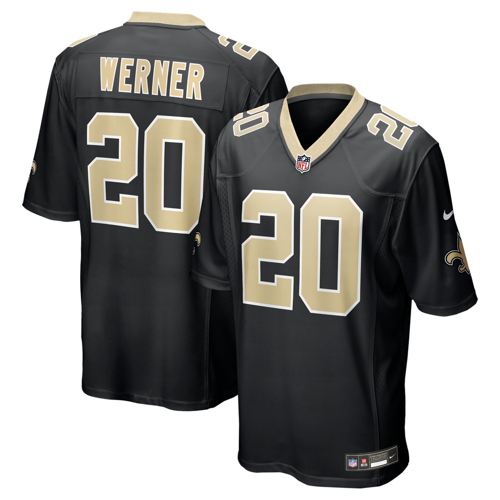 Pete Werner New Orleans Saints Nike Game Jersey - Black