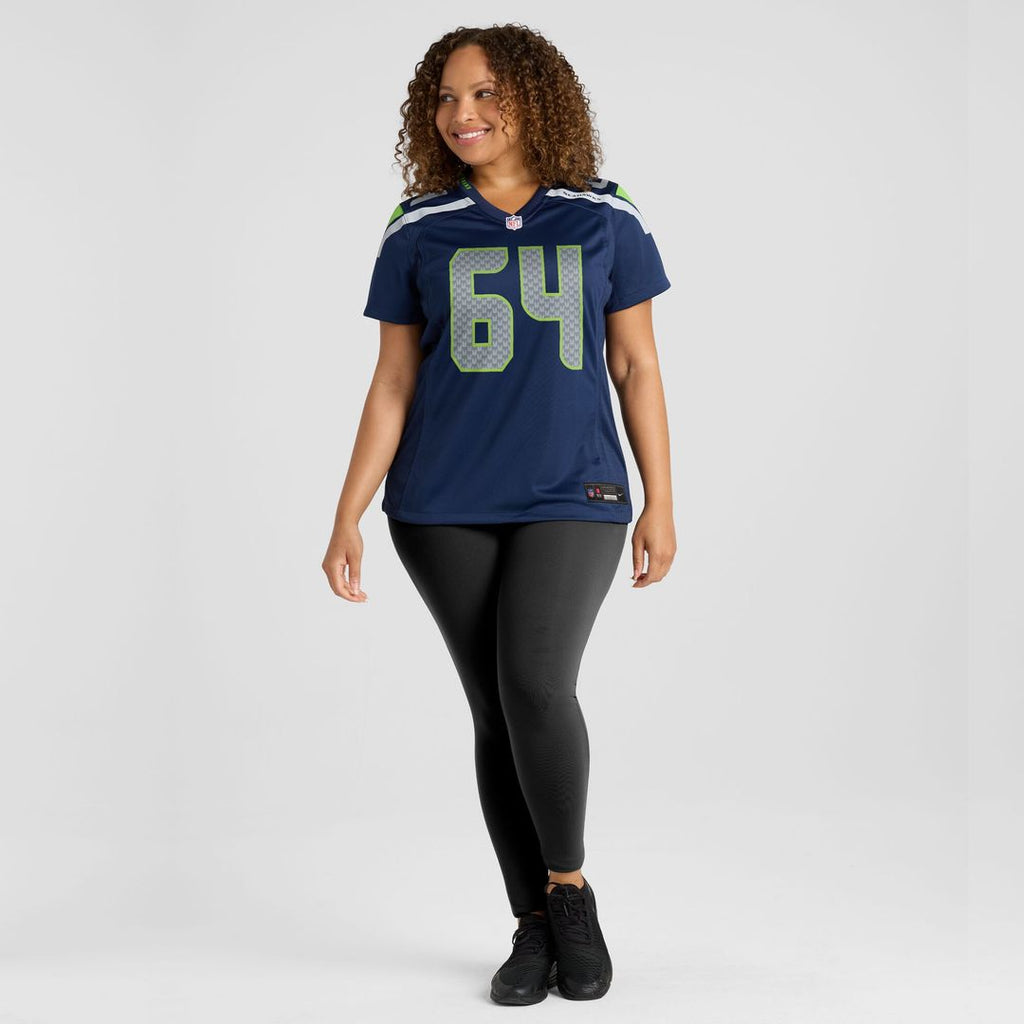 Christian Haynes Seattle Seahawks Nike Women's Team Game Jersey -  College Navy