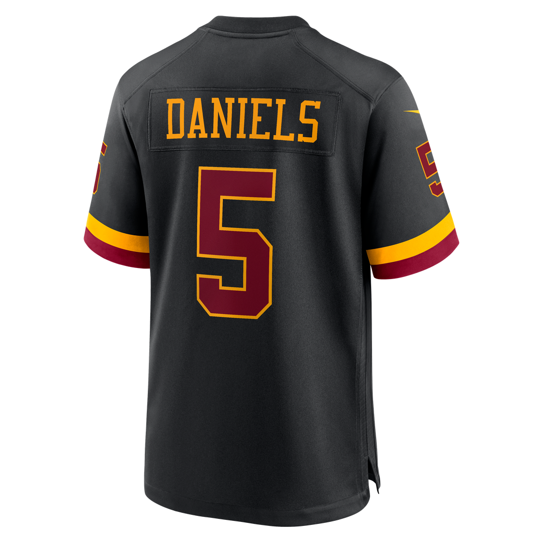 Hail Raiser Jayden Daniels Washington Commanders Nike Alternate Game Jersey - Black
