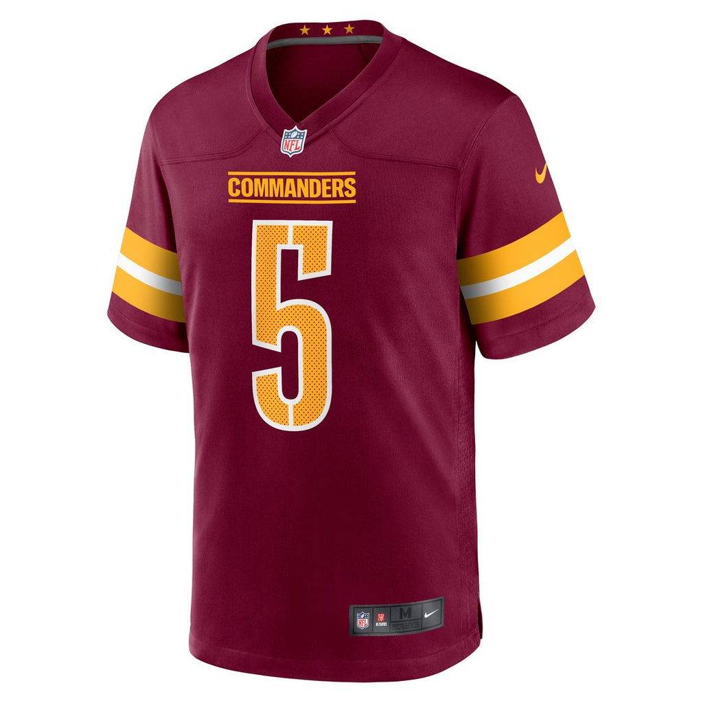 Jayden Daniels Washington Commanders Nike Alternate Game Player Jersey - Black