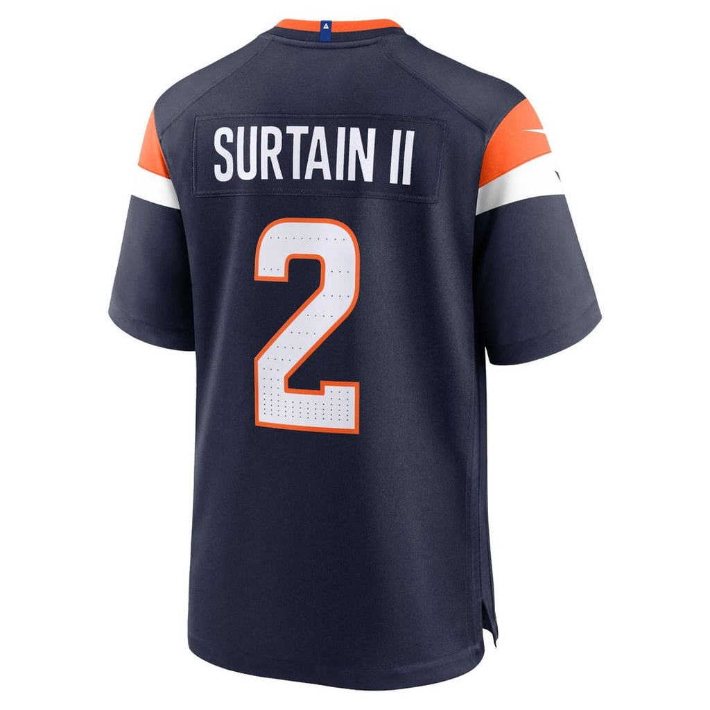 Patrick Surtain II Denver Broncos Nike Team Game Jersey - Orange