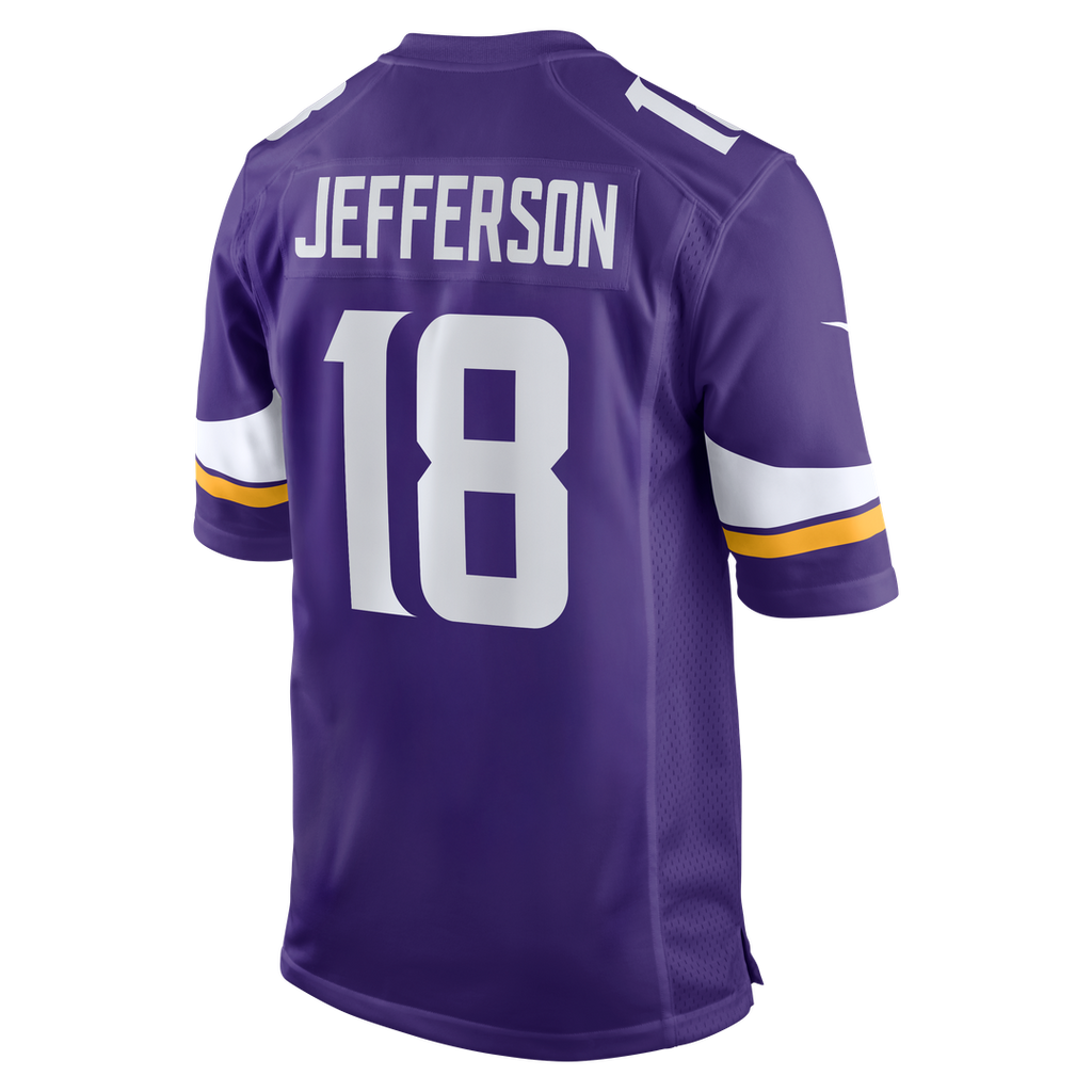 Justin Jefferson Minnesota Vikings Nike Game Jersey - Purple