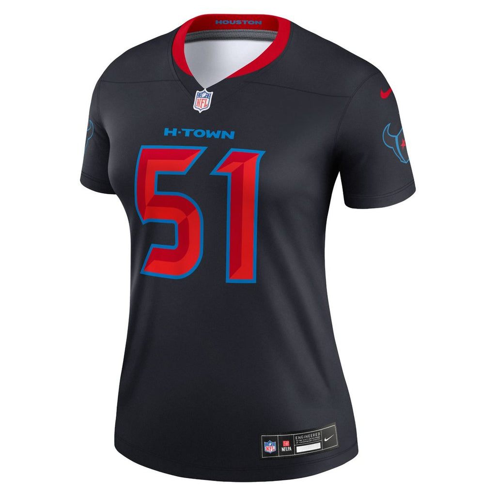 Will Anderson Jr. Houston Texans Nike Women's Alternate Legend Player Performance Top -  Navy