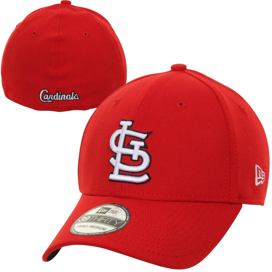 Men s St Louis Cardinals New Era Red MLB Team Classic Game 39THIRTY Flex Hat Official Team Hat Sports Fan Cap Official NFL Team Hat Football Fan Cap