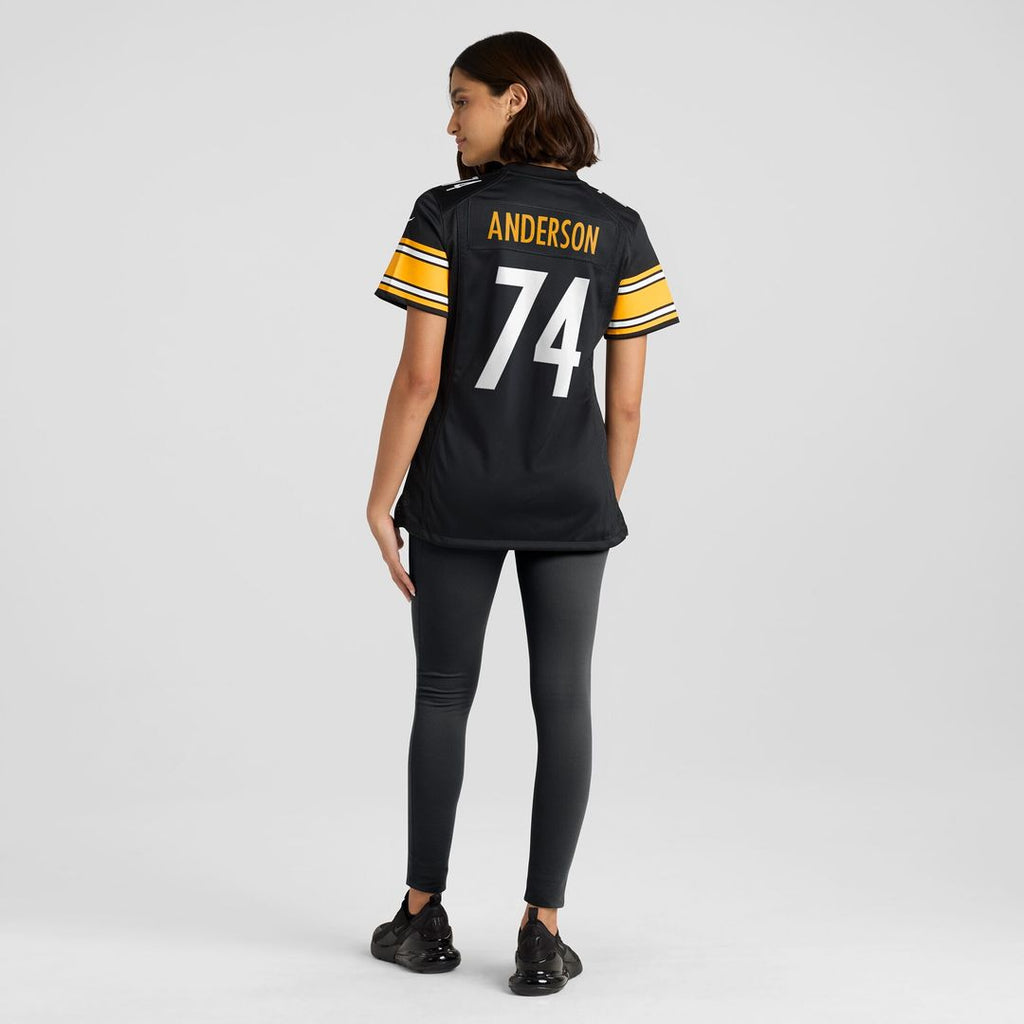 Spencer Anderson Pittsburgh Steelers Nike Women's  Game Jersey -  Black