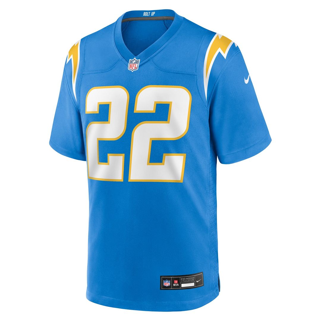 Najee Harris Los Angeles Chargers Nike Game Player Jersey - Powder Blue