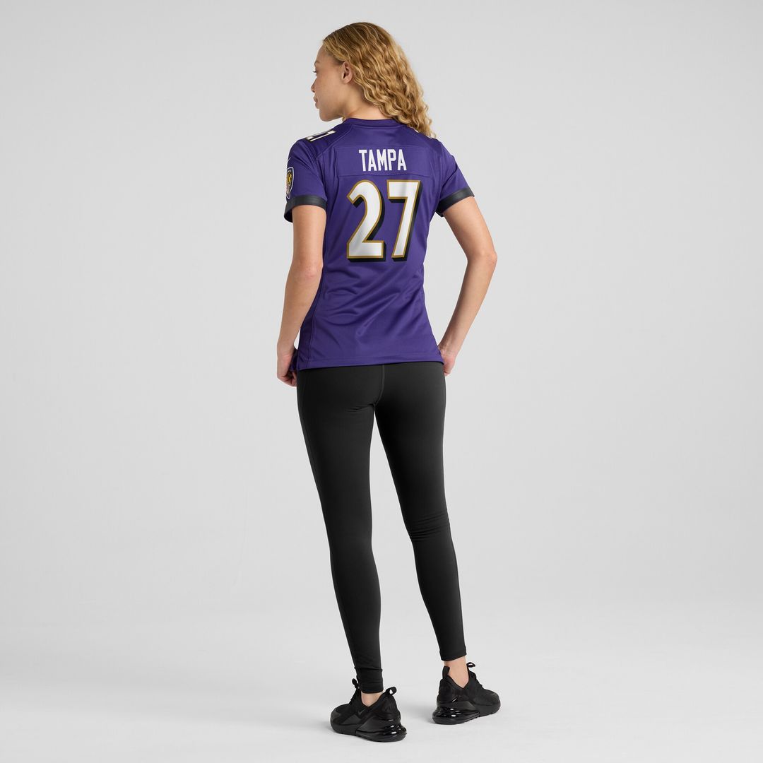 T.J. Tampa Baltimore Ravens Nike Women's  Game Jersey -  Purple