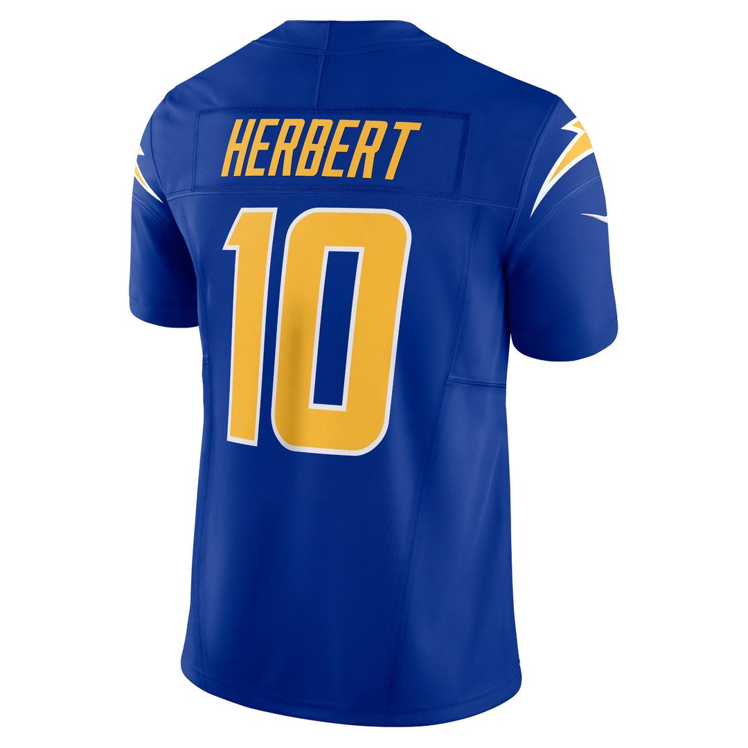 Justin Herbert Los Angeles Chargers Nike Vapor F.U.S.E. Limited Jersey - Powder Blue