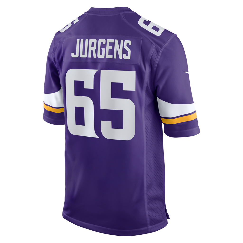Michael Jurgens Minnesota Vikings Nike Game Jersey -  Purple
