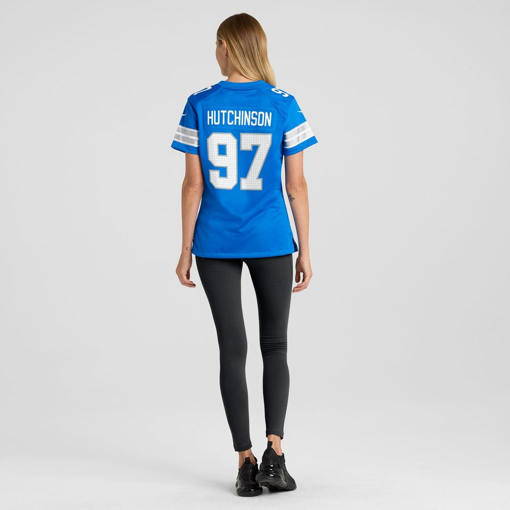 Aidan Hutchinson Detroit Lions Nike Women's Game Jersey - Blue