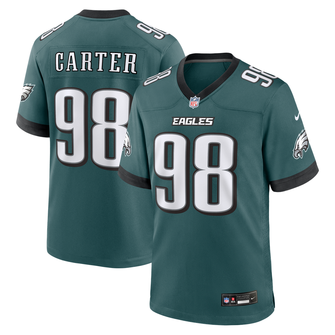 Jalen Carter Philadelphia Eagles Nike Alternate Game Player Jersey - Black