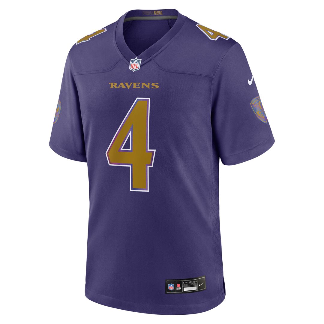 Zay Flowers Baltimore Ravens Nike Alternate Game Jersey - Black