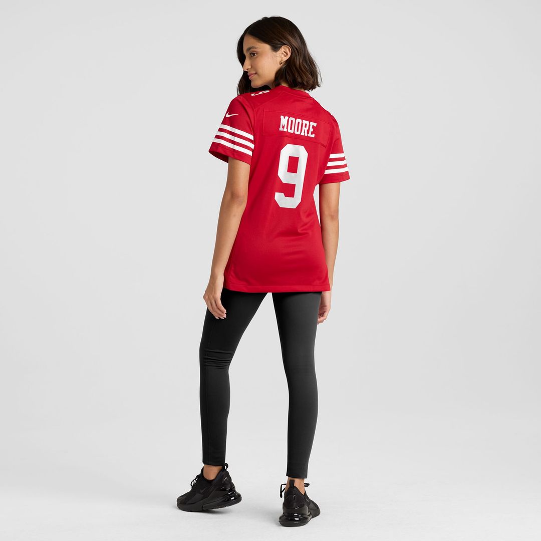 Skyy Moore San Francisco 49ers Nike Women's Team Game Jersey -  Scarlet