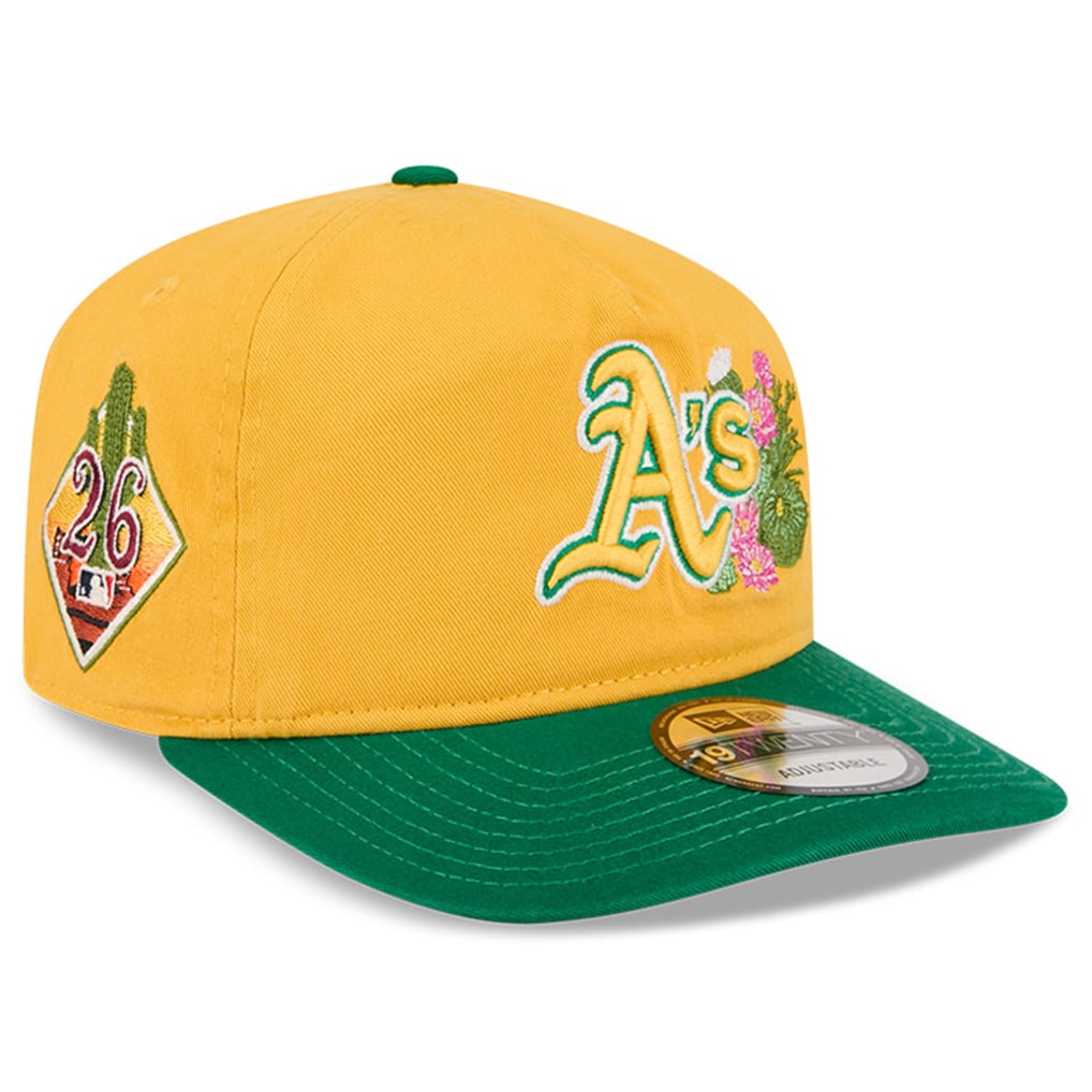 Oakland Athletics MLB 19Twenty Spring Training New Era Yellow Green Official Team Hat Sports Fan Cap Official NFL Team Hat Football Fan Cap