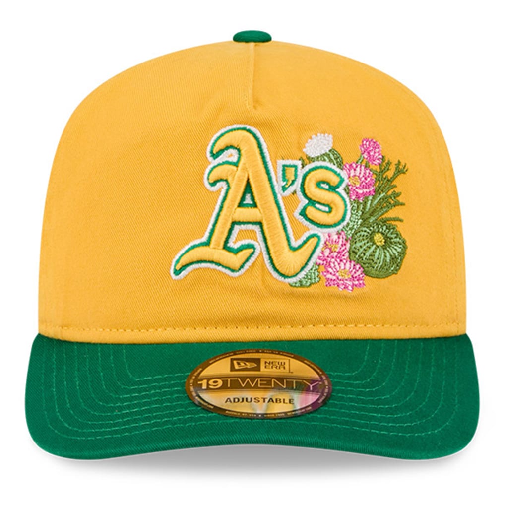 Oakland Athletics MLB 19Twenty Spring Training New Era Yellow Green Official Team Hat Sports Fan Cap Official NFL Team Hat Football Fan Cap
