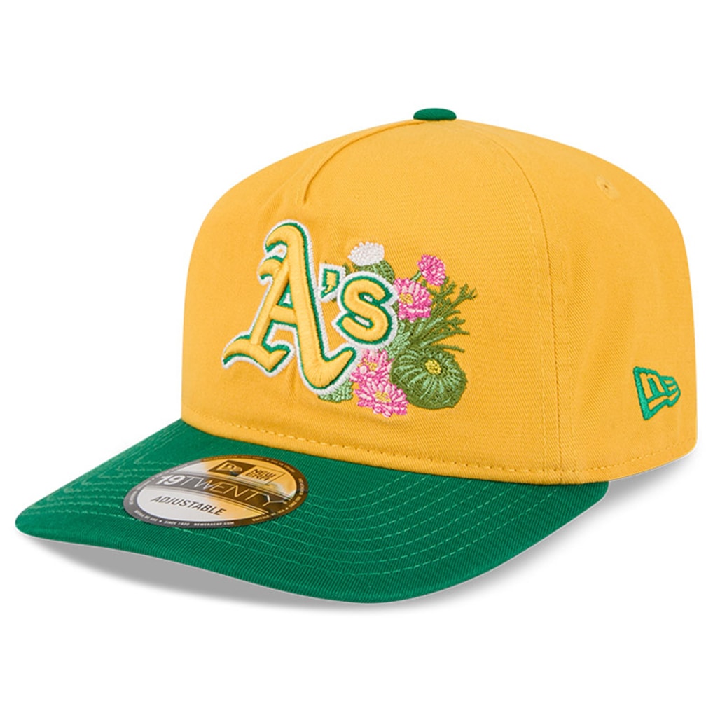 Oakland Athletics MLB 19Twenty Spring Training New Era Yellow Green Official Team Hat Sports Fan Cap Official NFL Team Hat Football Fan Cap