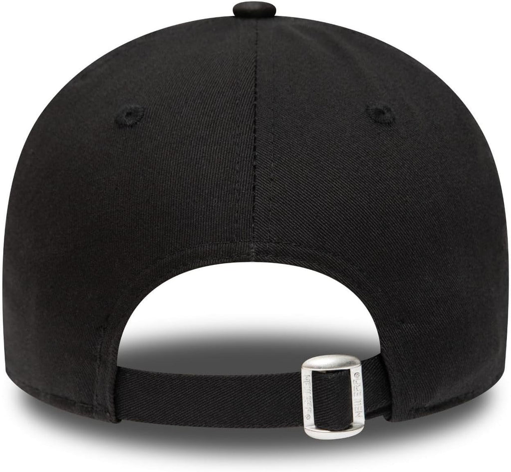 New York Yankees MLB League Essential 9FORTY Strapback New Era Black Black Official Team Hat Sports Fan Cap Official NFL Team Hat Football Fan Cap